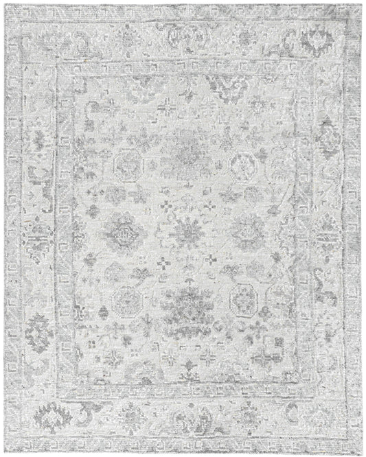 Sophia 2402 Silver Parisian HandknottedArea Rug - KAS