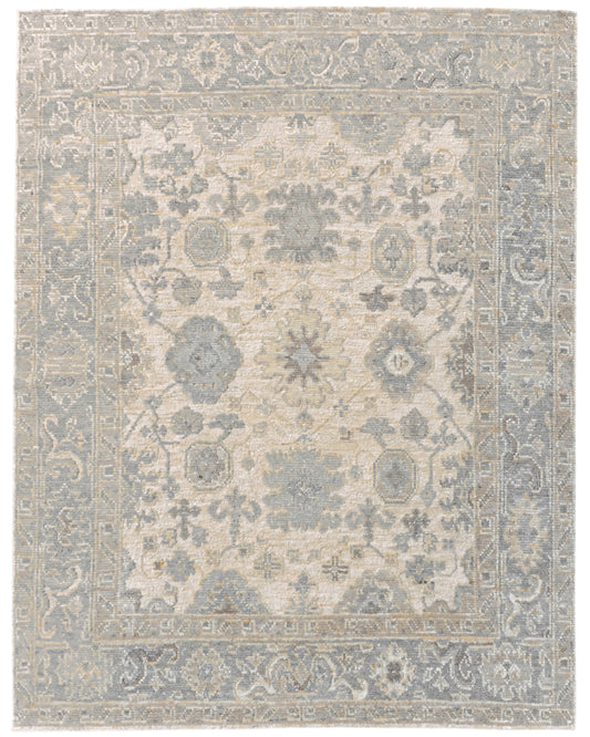 Sophia 2403 Sand Verdure HandknottedArea Rug - KAS