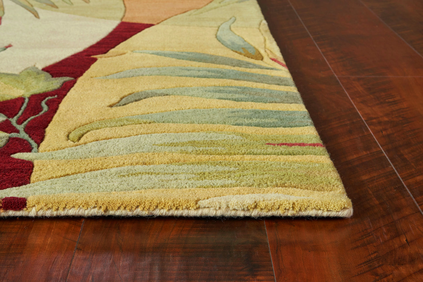 Sparta 3113 Coral/Ivory Breezes Hand Tufted Area Rug - KAS