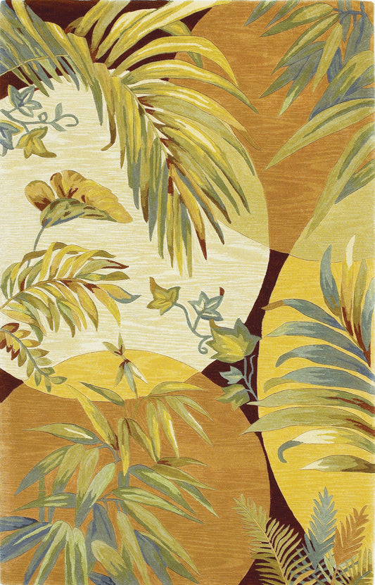 Sparta 3113 Coral/Ivory Breezes Hand Tufted Area Rug - KAS