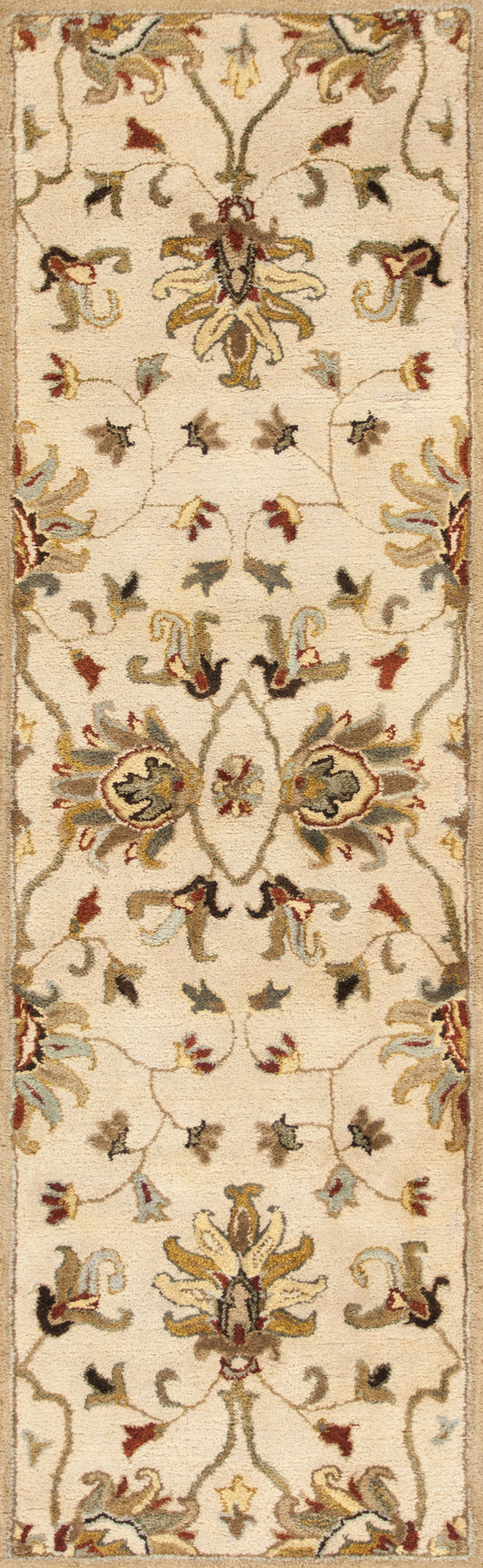 Syriana 6012 Champagne Agra Hand Tufted Area Rug - KAS