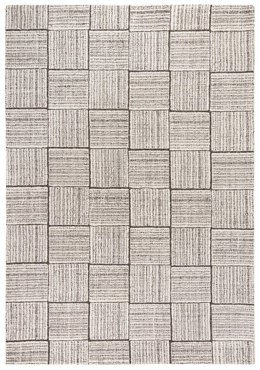 Taylor TAY865 Gray/Natural Hand-Tufted Rug - Rizzy