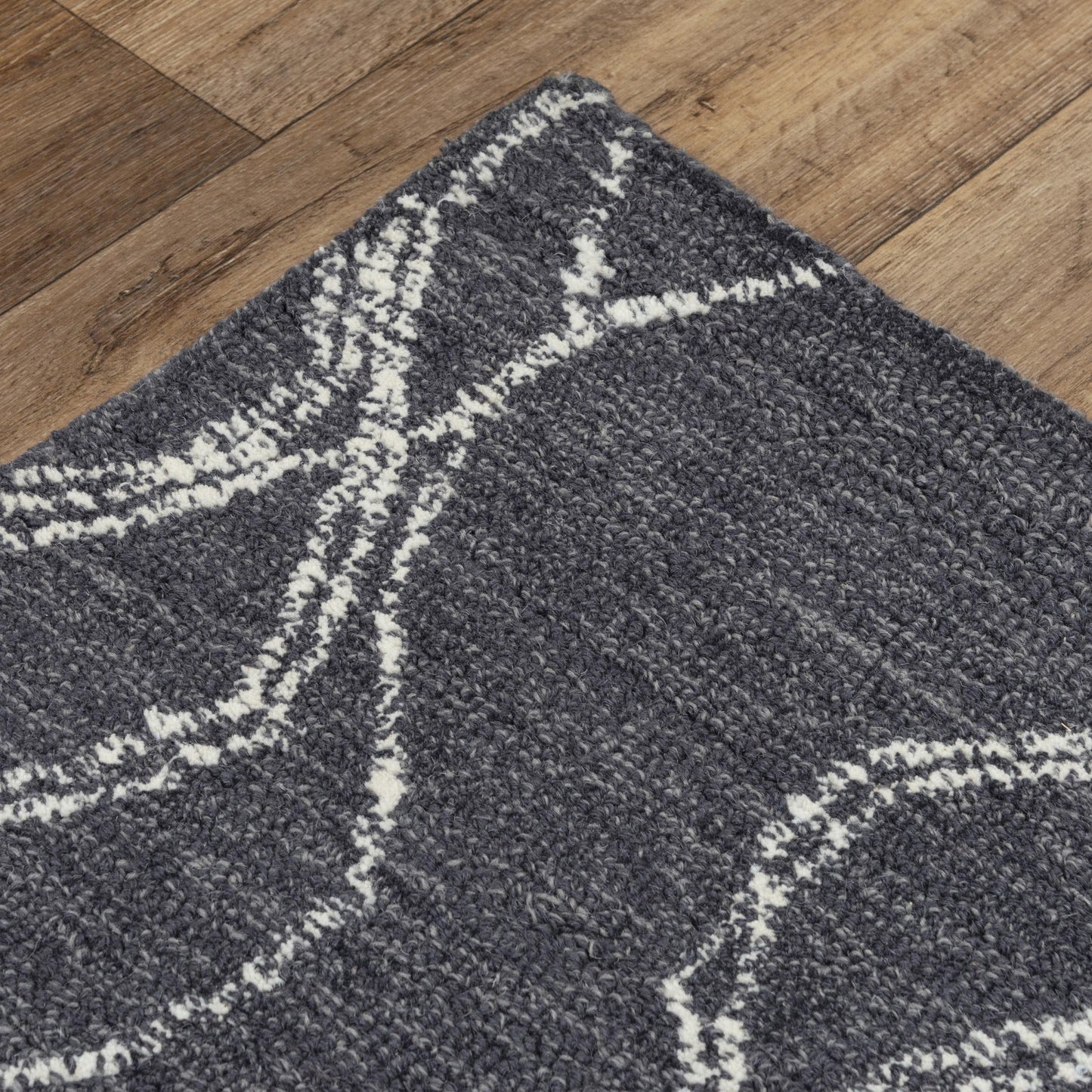 Taylor TAY870 Charcoal Hand-Tufted Rug - Rizzy