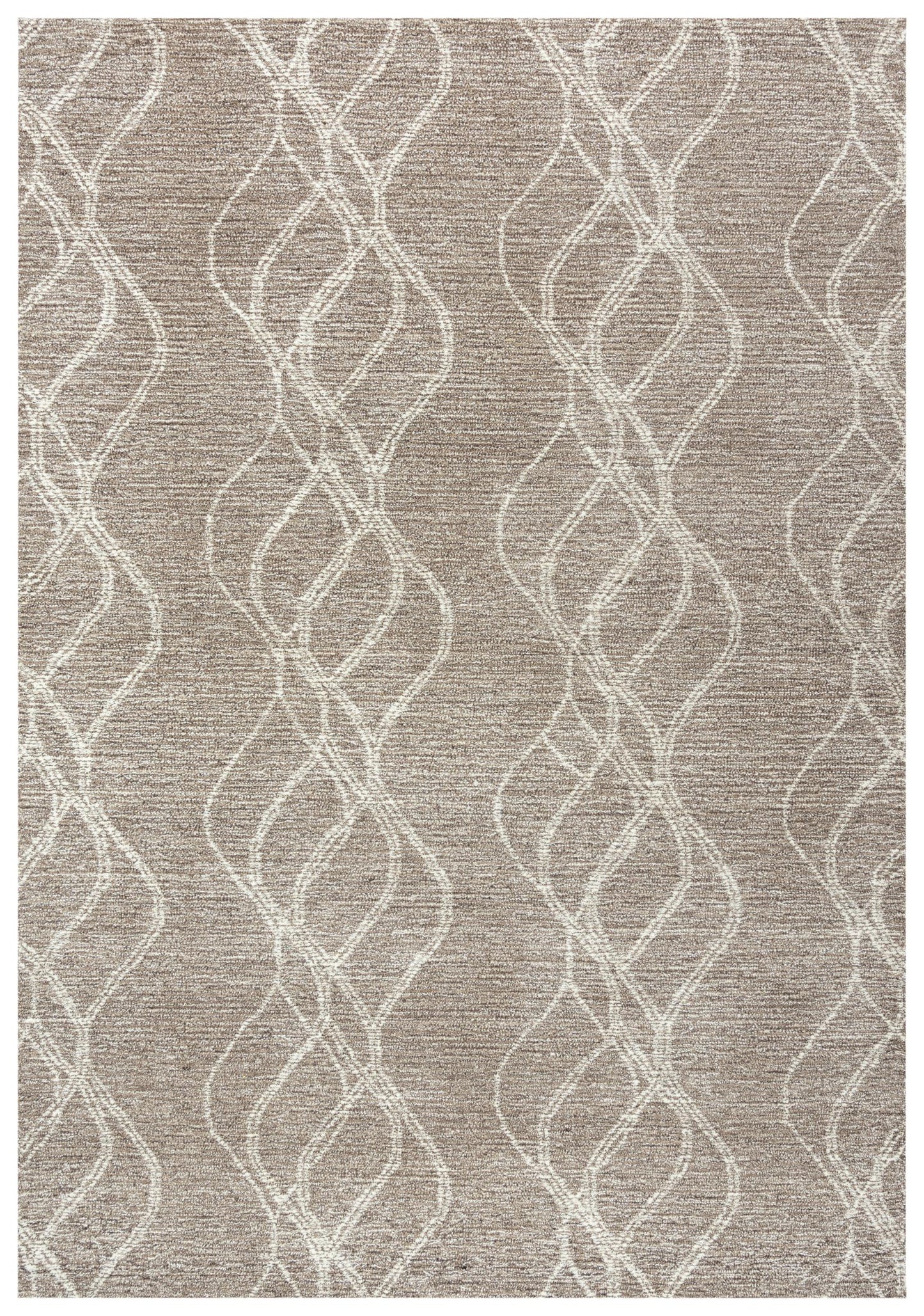 Taylor TAY871 Brown Hand-Tufted Rug - Rizzy