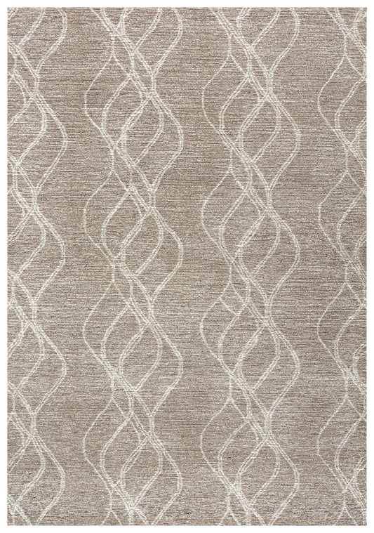 Taylor TAY871 Brown Hand-Tufted Rug - Rizzy