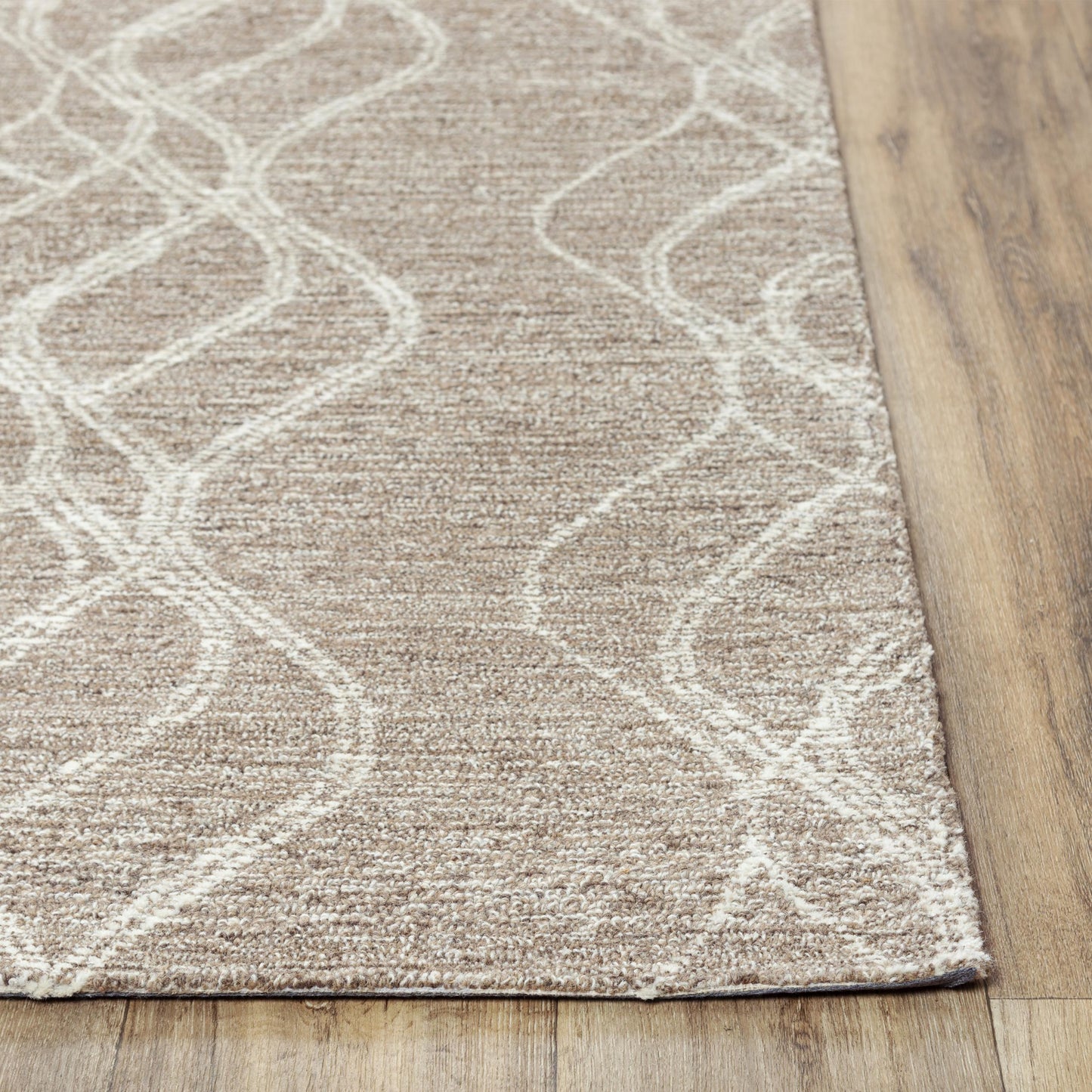 Taylor TAY871 Brown Hand-Tufted Rug - Rizzy