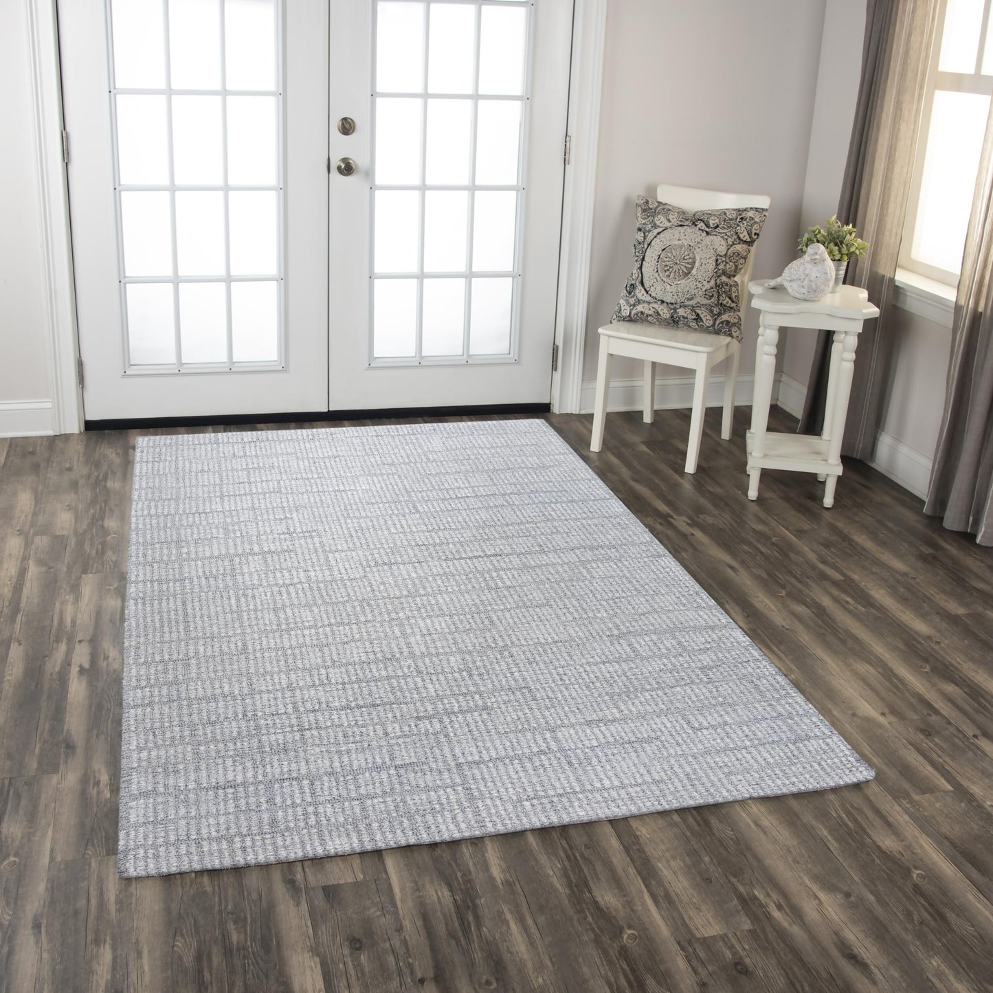 Taylor TAY872 Gray Hand-Tufted Rug - Rizzy