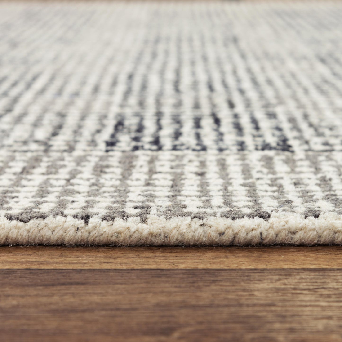 Taylor TAY876 Charcoal Hand-Tufted Rug - Rizzy