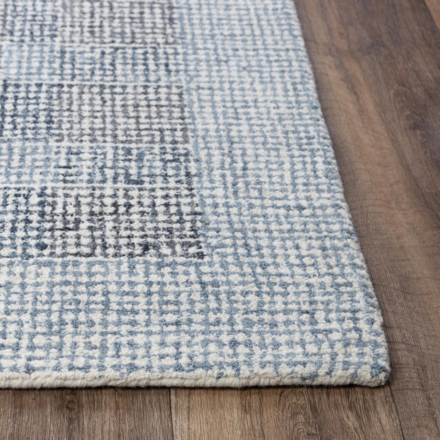 Taylor TAY877 Blue Hand-Tufted Rug - Rizzy