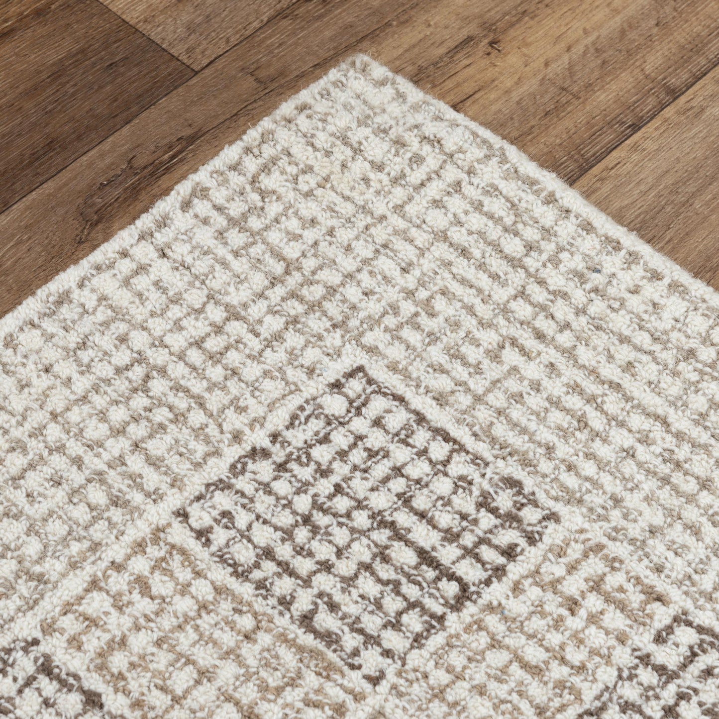 Taylor TAY878 Brown Hand-Tufted Rug - Rizzy