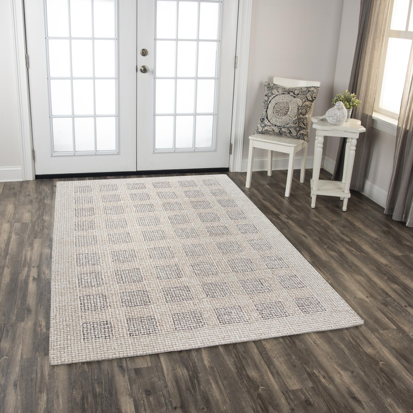 Taylor TAY878 Brown Hand-Tufted Rug - Rizzy