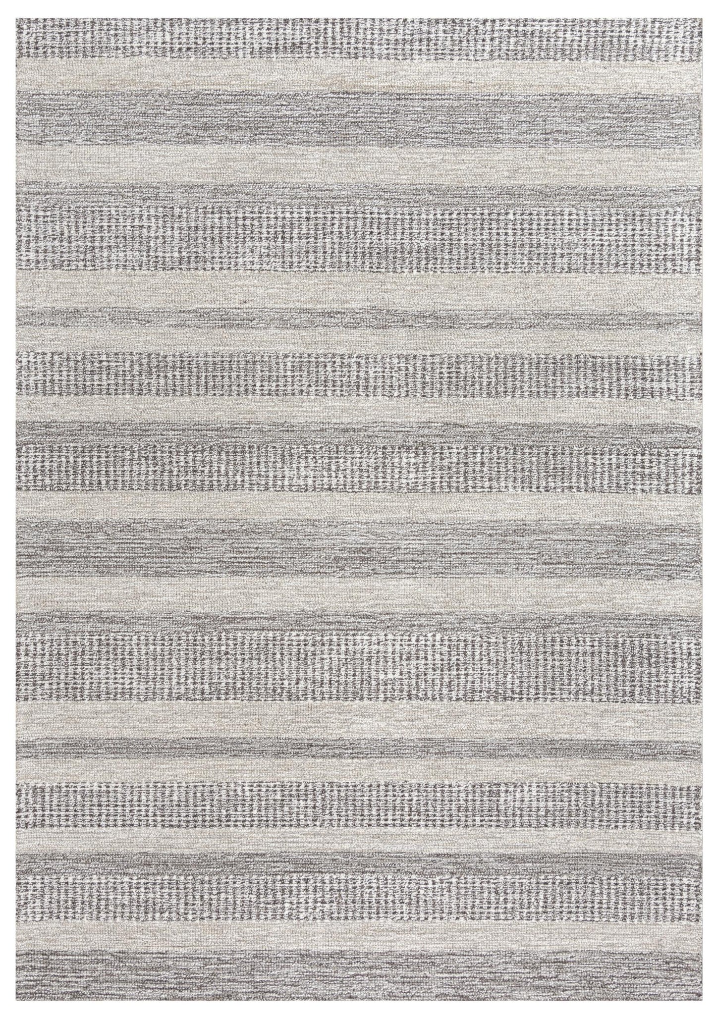 Taylor TAY882 Brown/Natural Hand-Tufted Rug - Rizzy