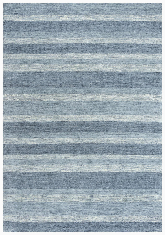 Taylor TAY883 Blue Hand-Tufted Rug - Rizzy