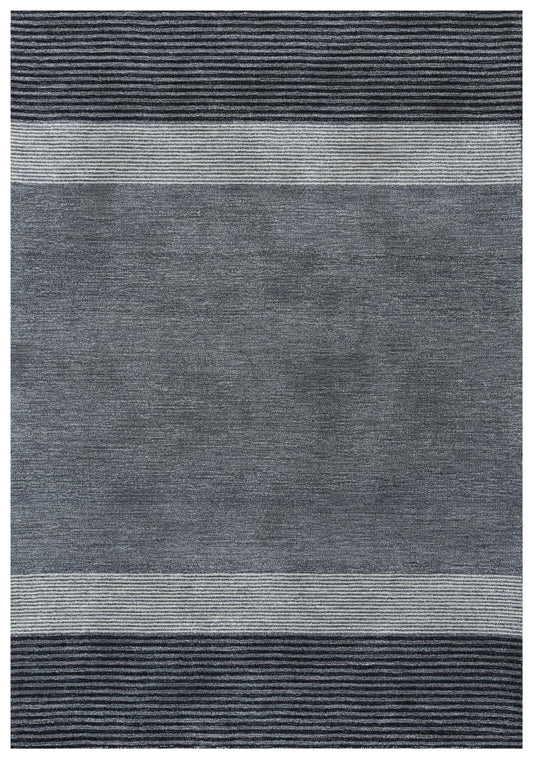 Taylor TAY887 Charcoal Hand-Tufted Rug - Rizzy