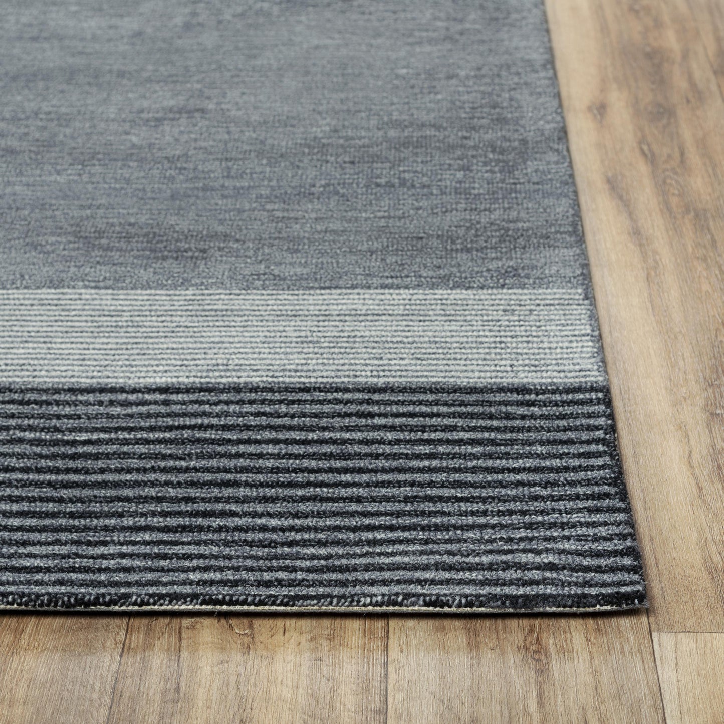 Taylor TAY887 Charcoal Hand-Tufted Rug - Rizzy