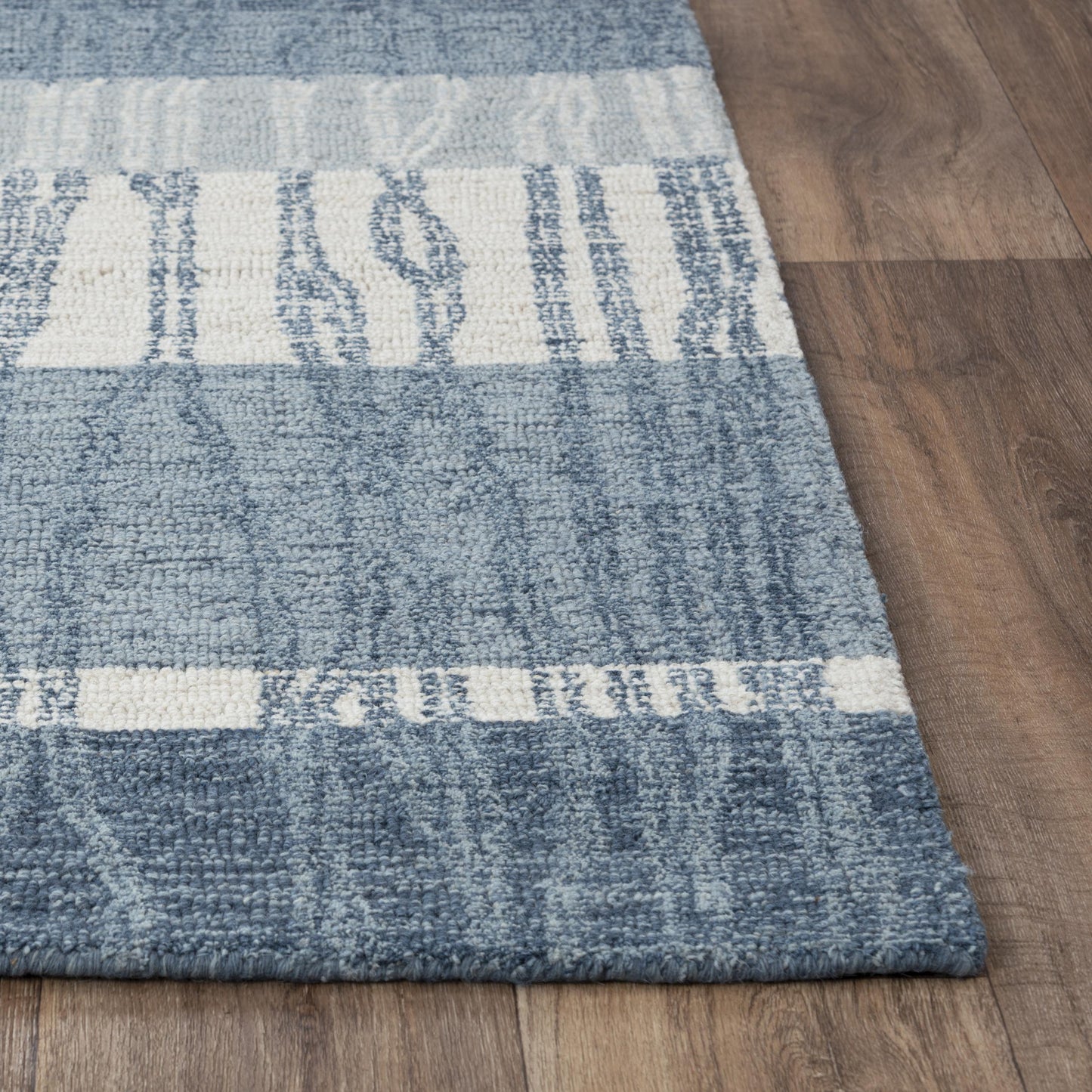 Taylor TAY888 Blue Hand-Tufted Rug - Rizzy