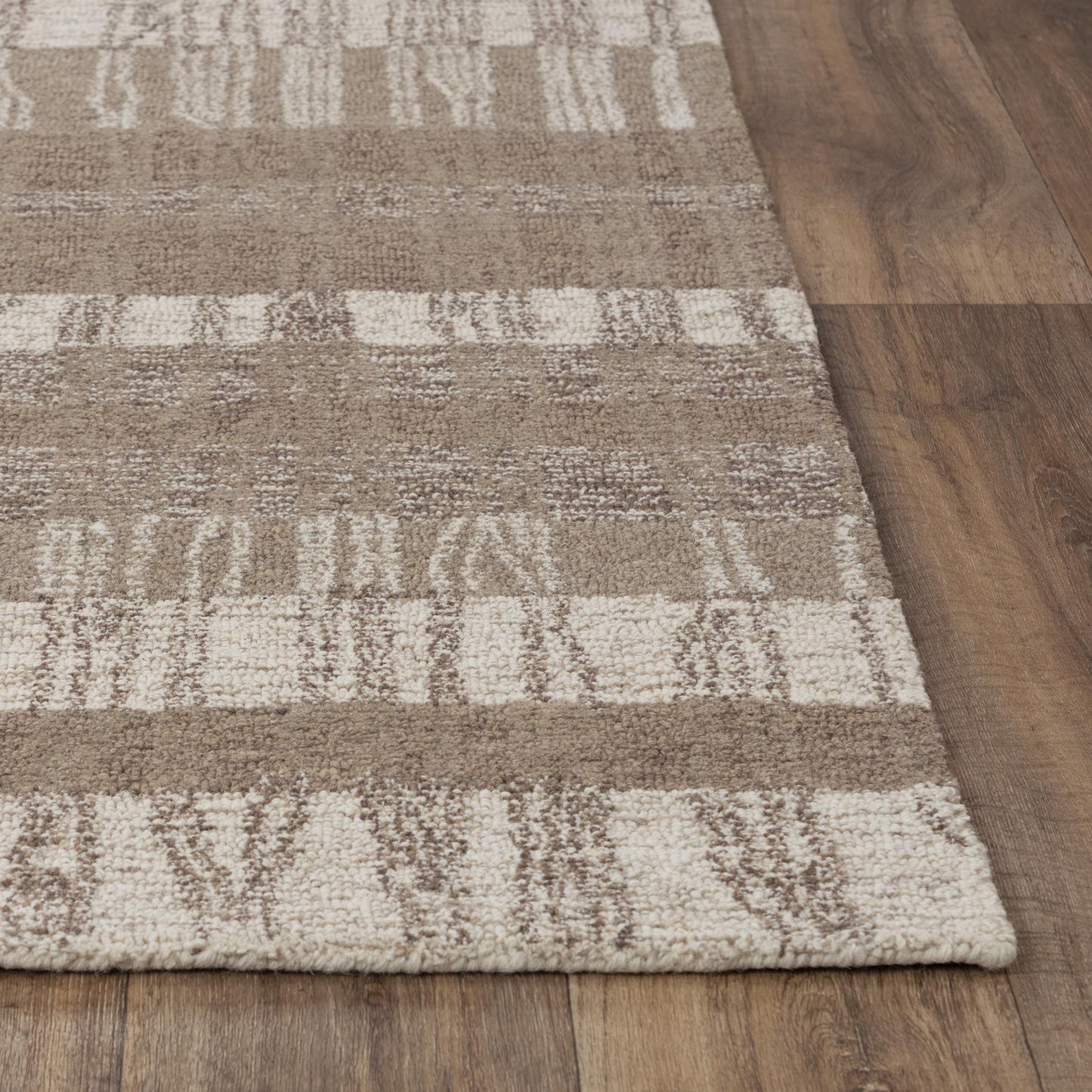 Taylor TAY891 Brown Hand-Tufted Rug - Rizzy