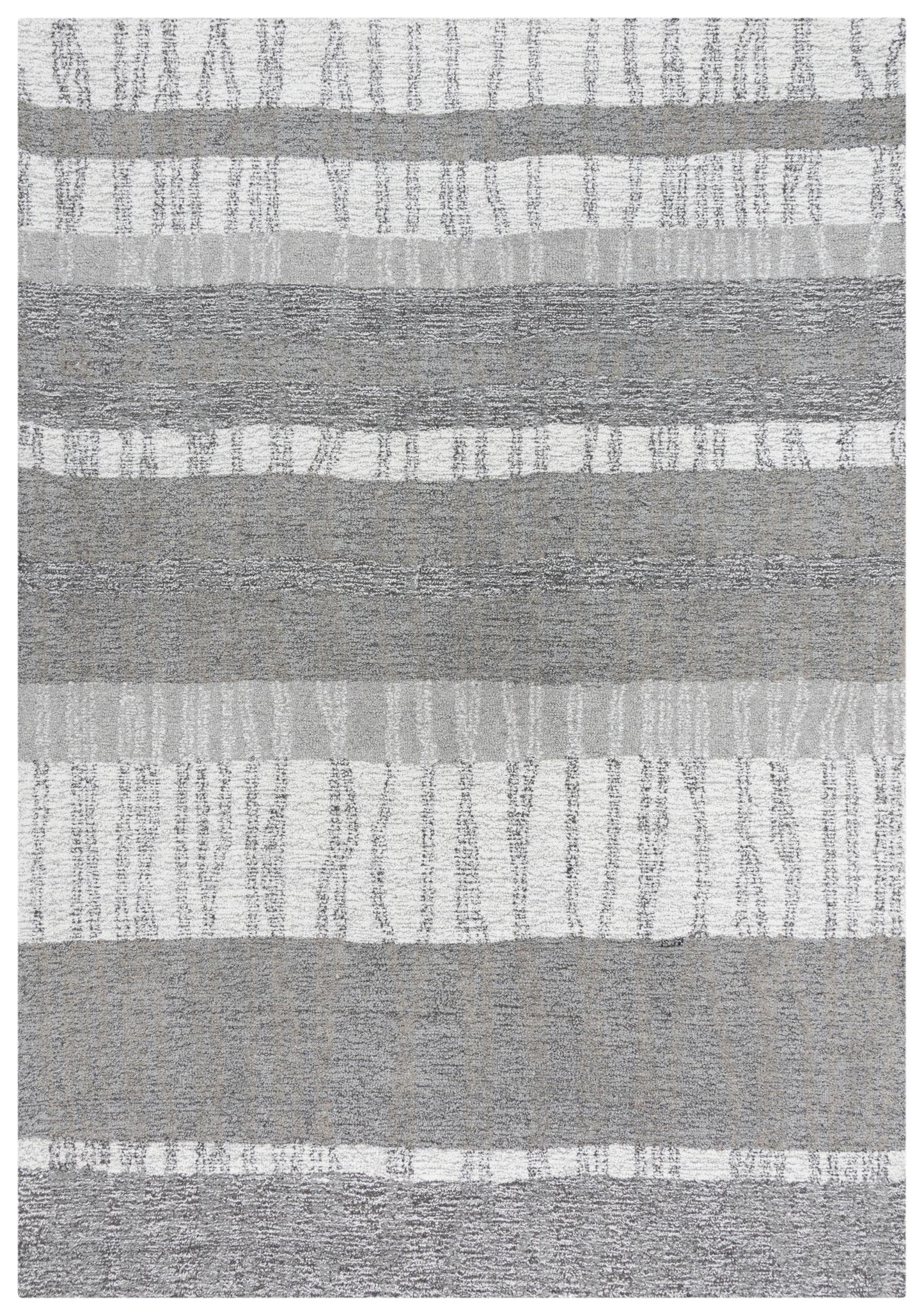 Taylor TAY892 Gray/Natural Hand-Tufted Rug - Rizzy