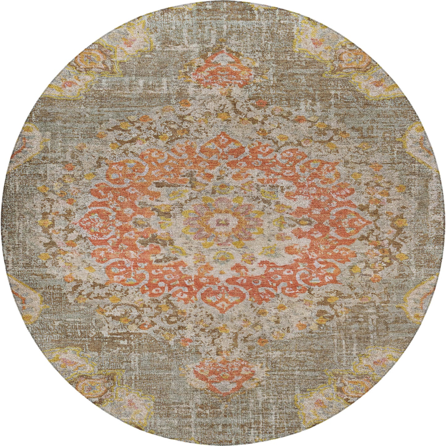 Machine Made Tabrook TB11 Brown - Dalyn Rugs