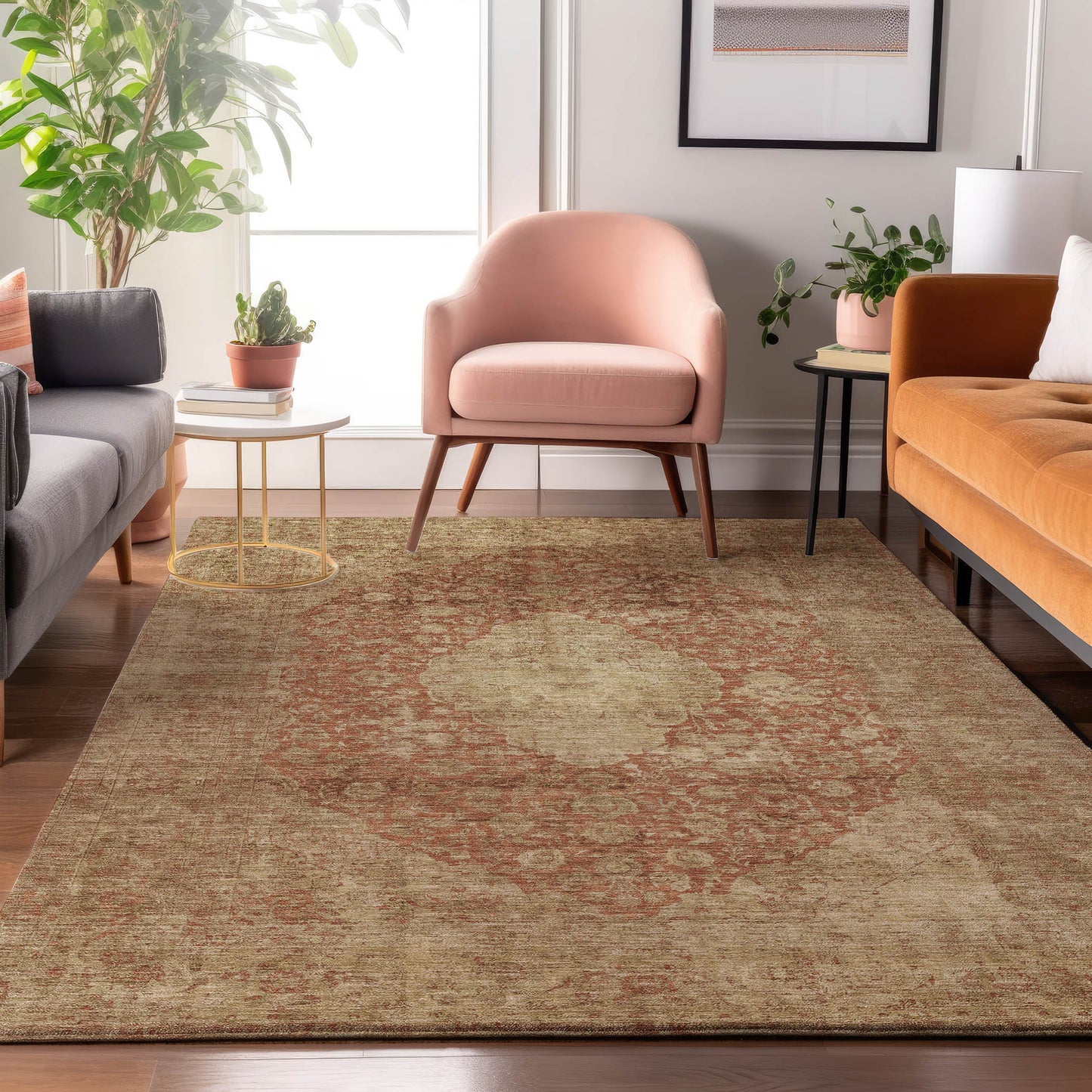 Machine Made Tabrook TB13 Paprika - Dalyn Rugs