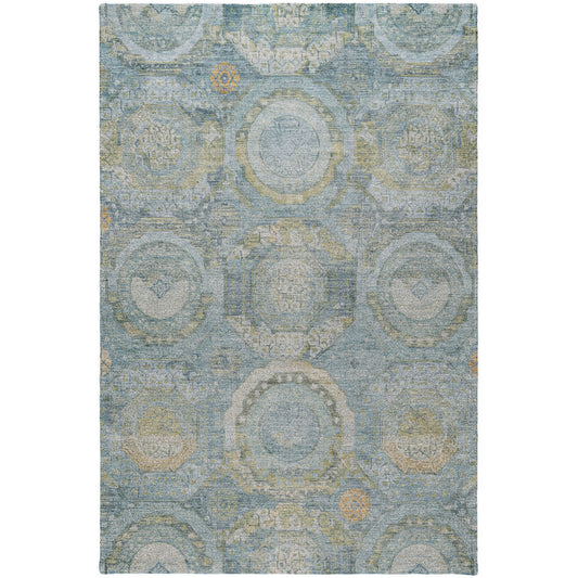 Machine Made Tabrook TB14 Blue - Dalyn Rugs