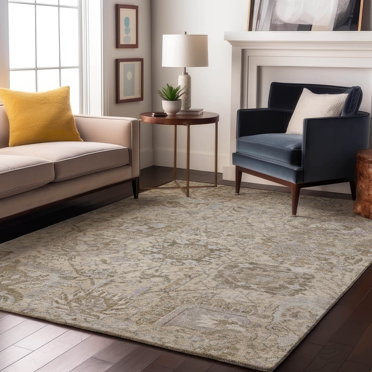 Machine Made Tabrook TB15 Ivory - Dalyn Rugs