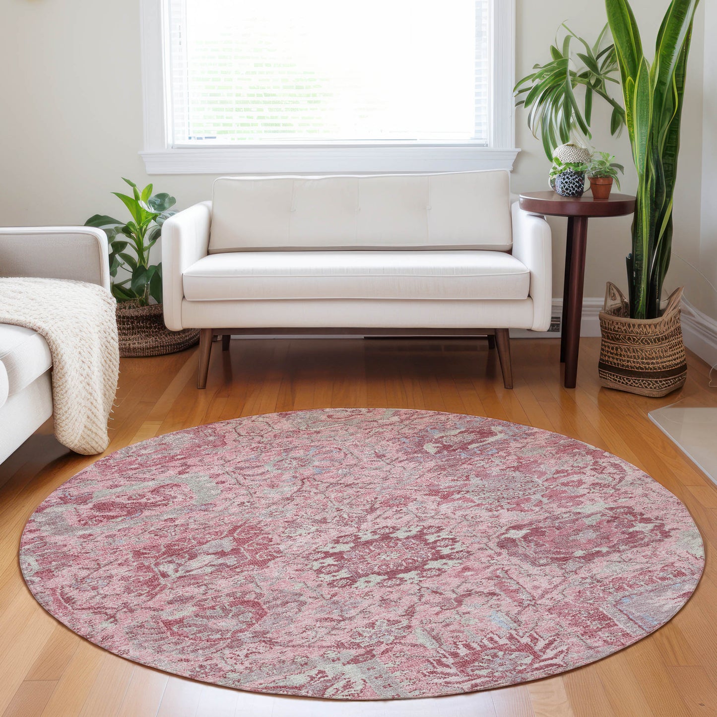 Machine Made Tabrook TB15 Pink - Dalyn Rugs