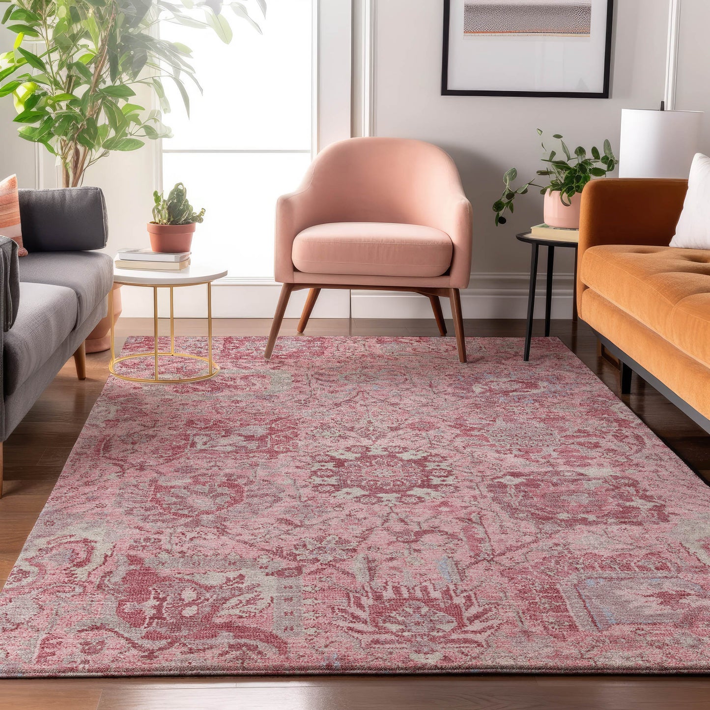 Machine Made Tabrook TB15 Pink - Dalyn Rugs