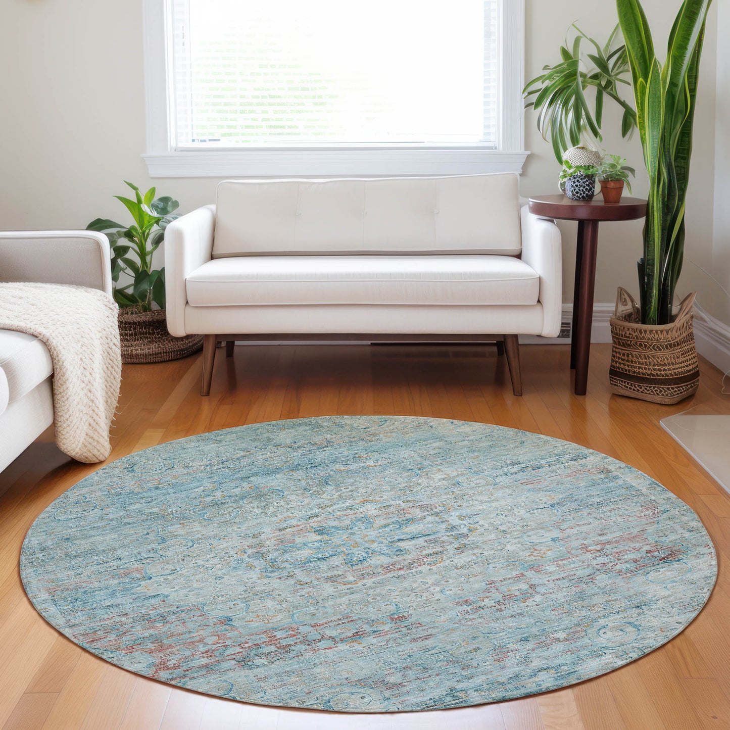 Machine Made Tabrook TB1 Sky - Dalyn Rugs