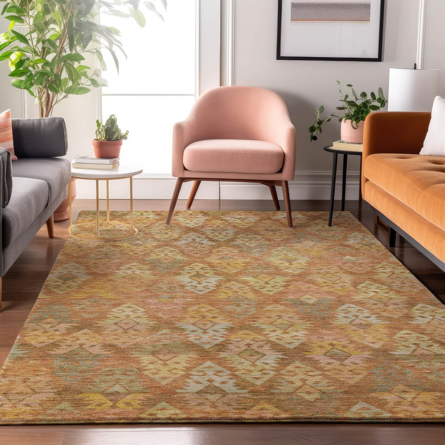 Machine Made Tabrook TB2 Copper - Dalyn Rugs