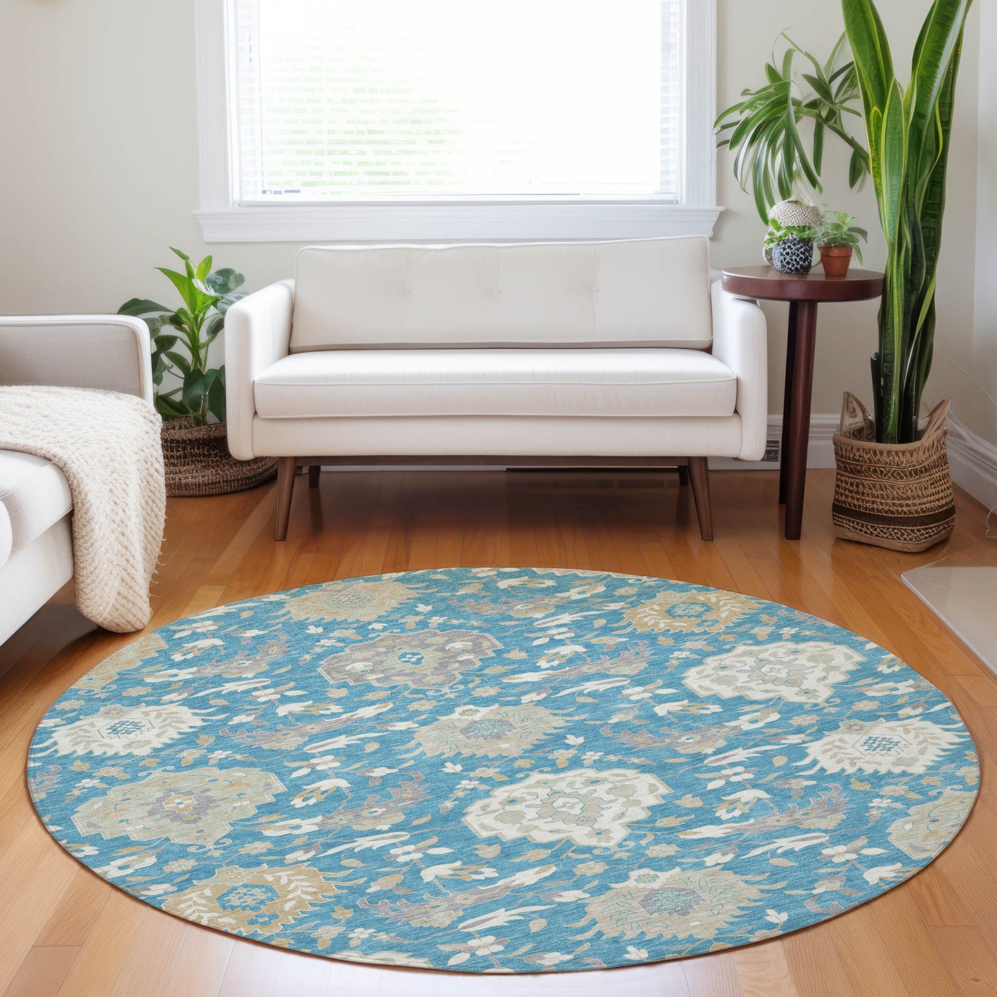Machine Made Tabrook TB4 Blue - Dalyn Rugs