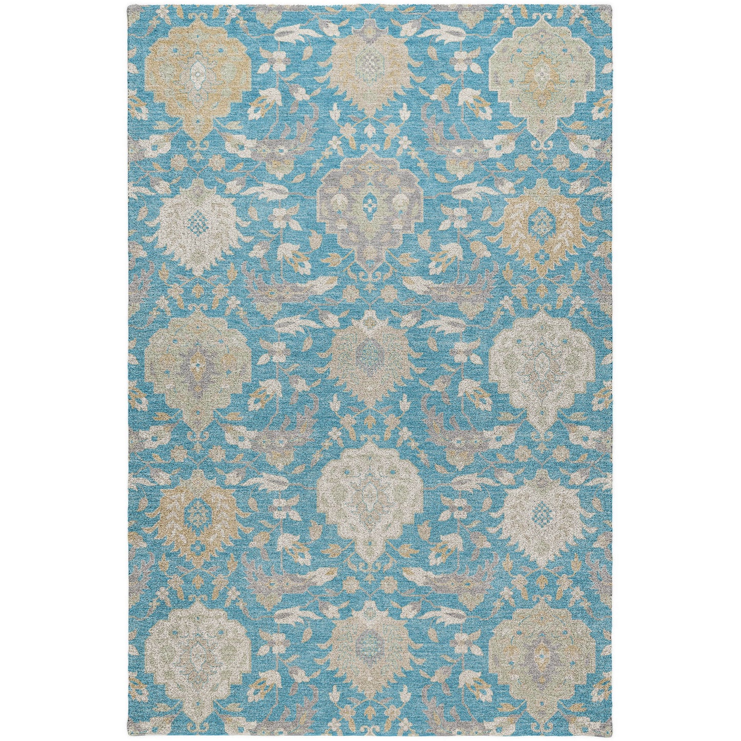 Machine Made Tabrook TB4 Blue - Dalyn Rugs