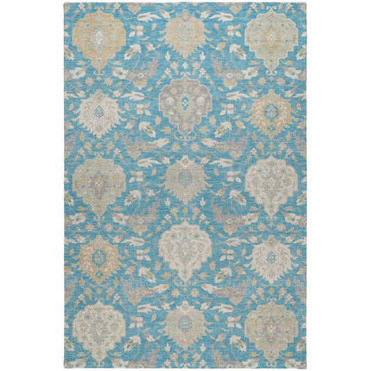 Machine Made Tabrook TB4 Blue - Dalyn Rugs
