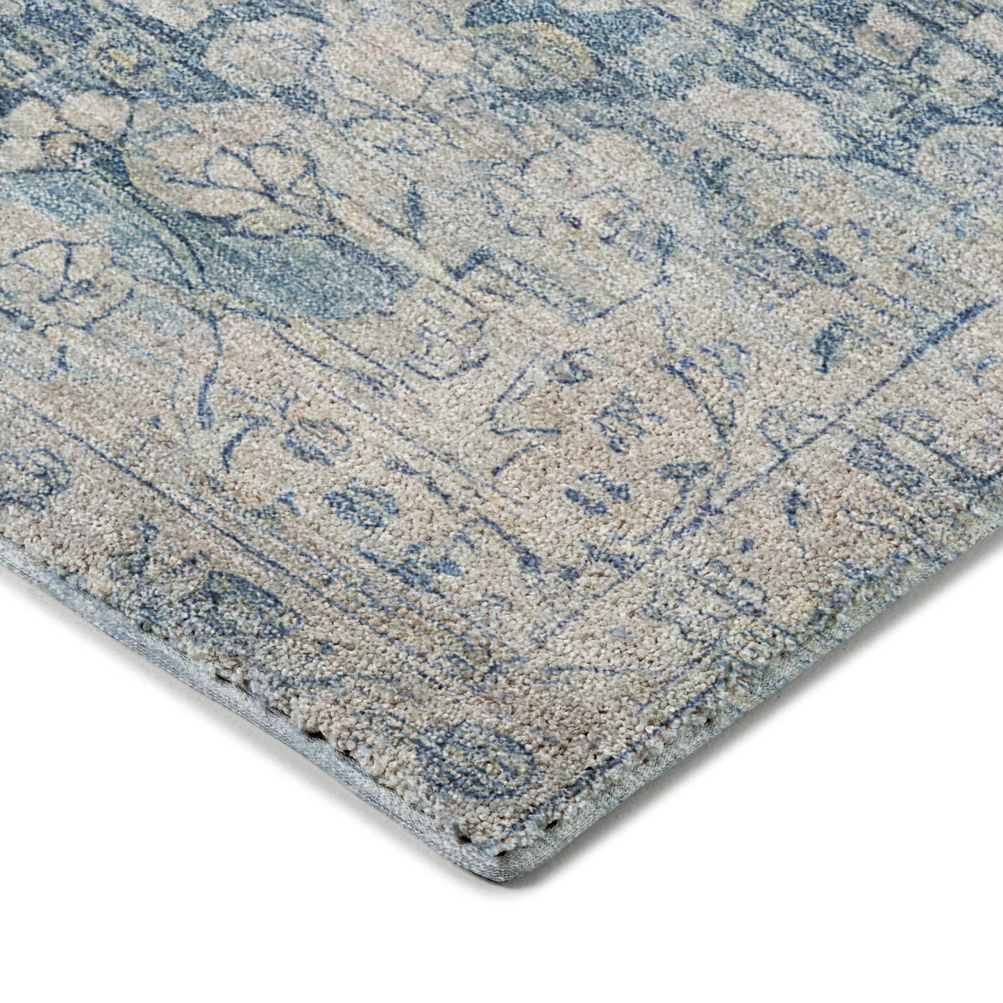 Machine Made Tabrook TB5 Blue - Dalyn Rugs