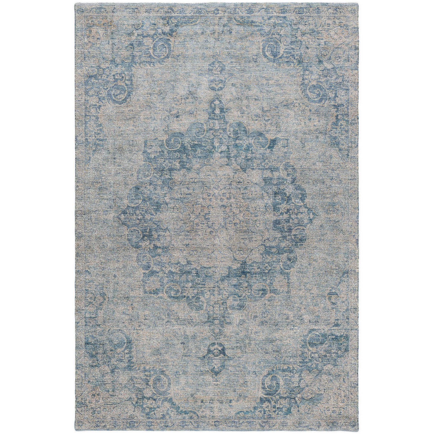 Machine Made Tabrook TB5 Blue - Dalyn Rugs
