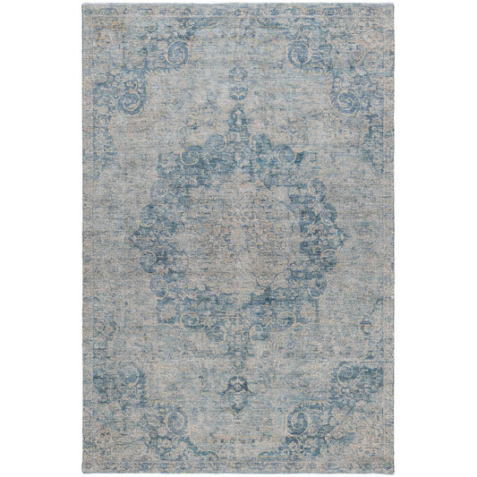 Machine Made Tabrook TB5 Blue - Dalyn Rugs