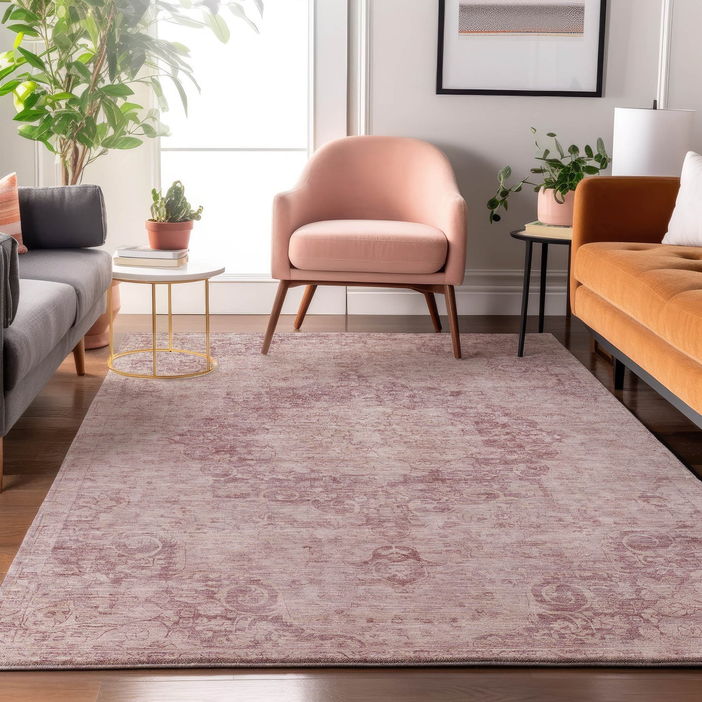 Machine Made Tabrook TB5 Pink - Dalyn Rugs