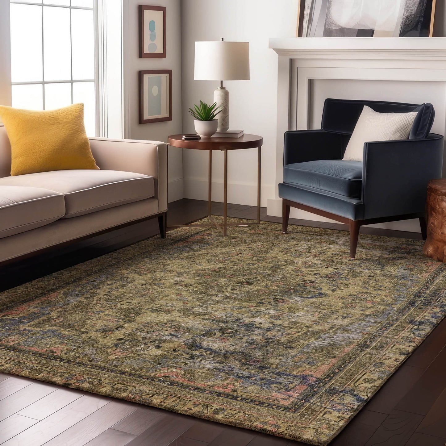 Machine Made Tabrook TB8 Tan - Dalyn Rugs