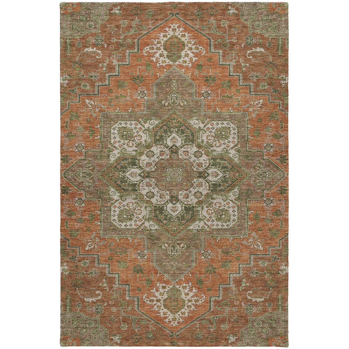 Machine Made Tabrook TB9 Rust - Dalyn Rugs