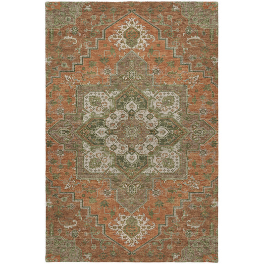Machine Made Tabrook TB9 Rust - Dalyn Rugs