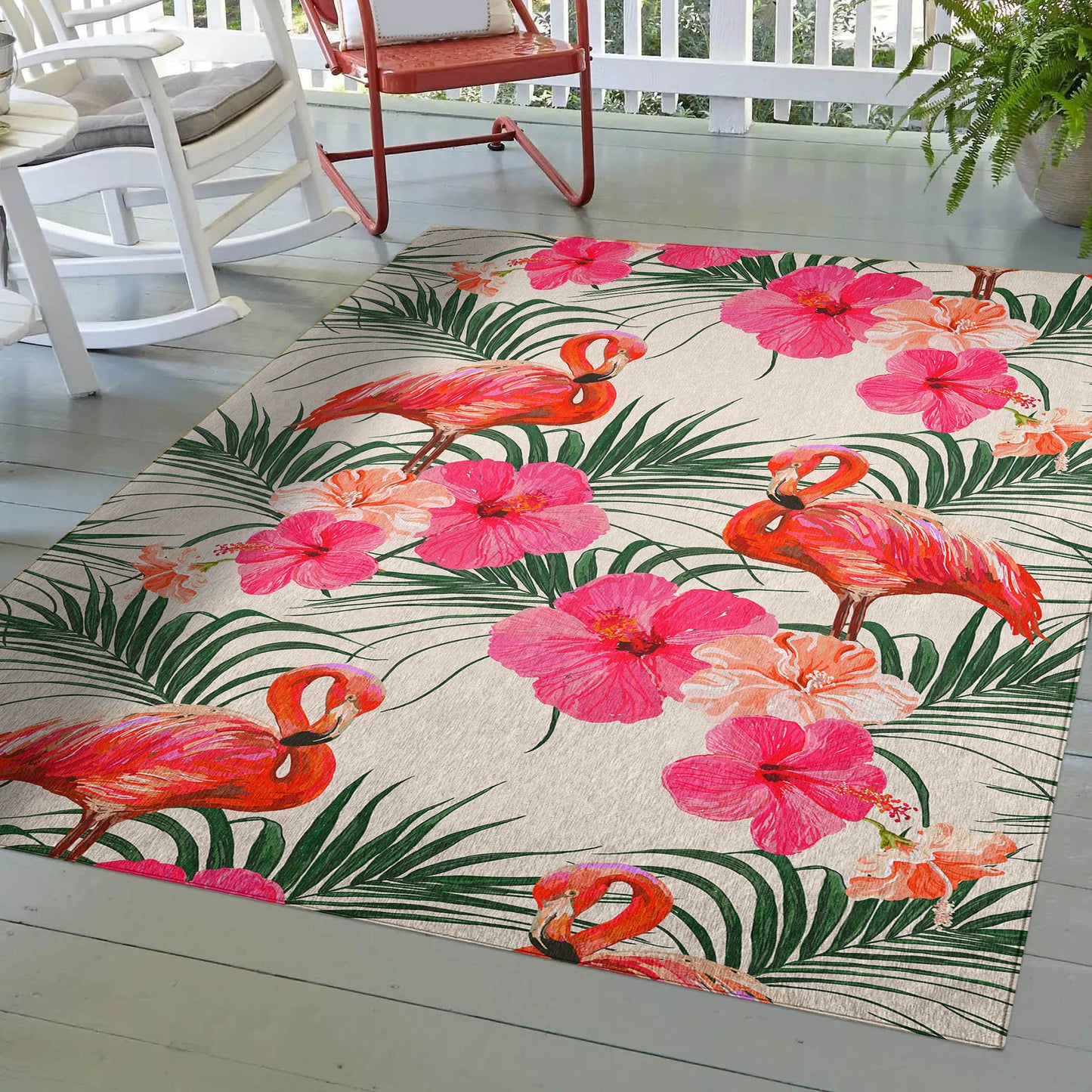 Machine Made Tropics TC12 Ivory - Dalyn Rugs