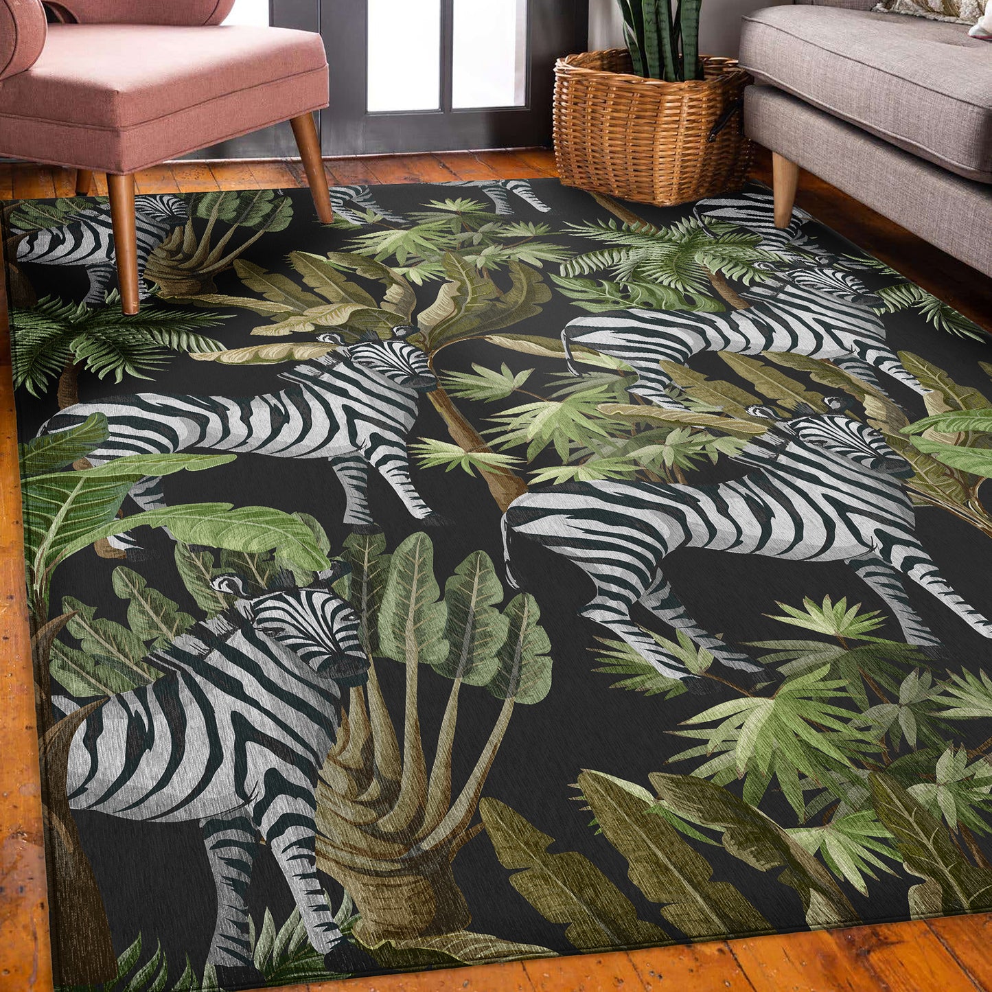 Machine Made Tropics TC13 Black - Dalyn Rugs