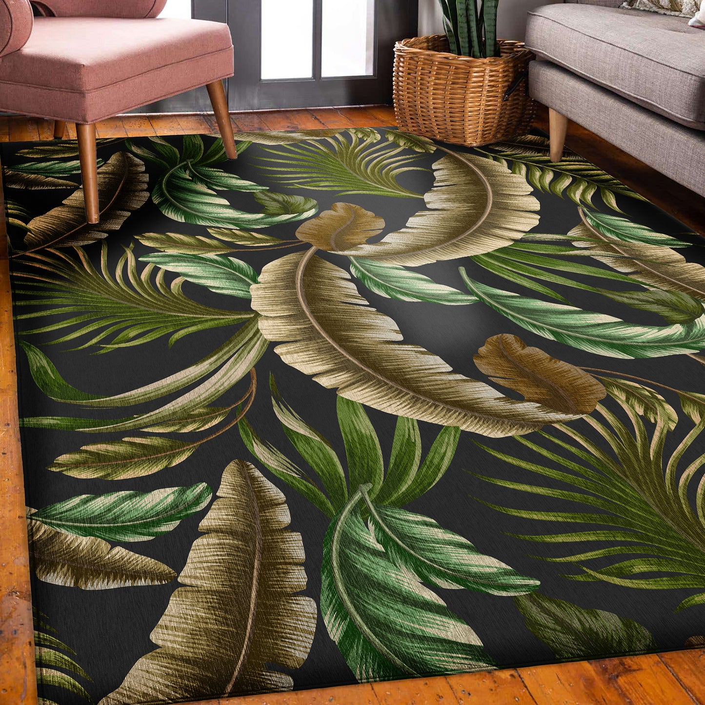 Machine Made Tropics TC1 Black - Dalyn Rugs