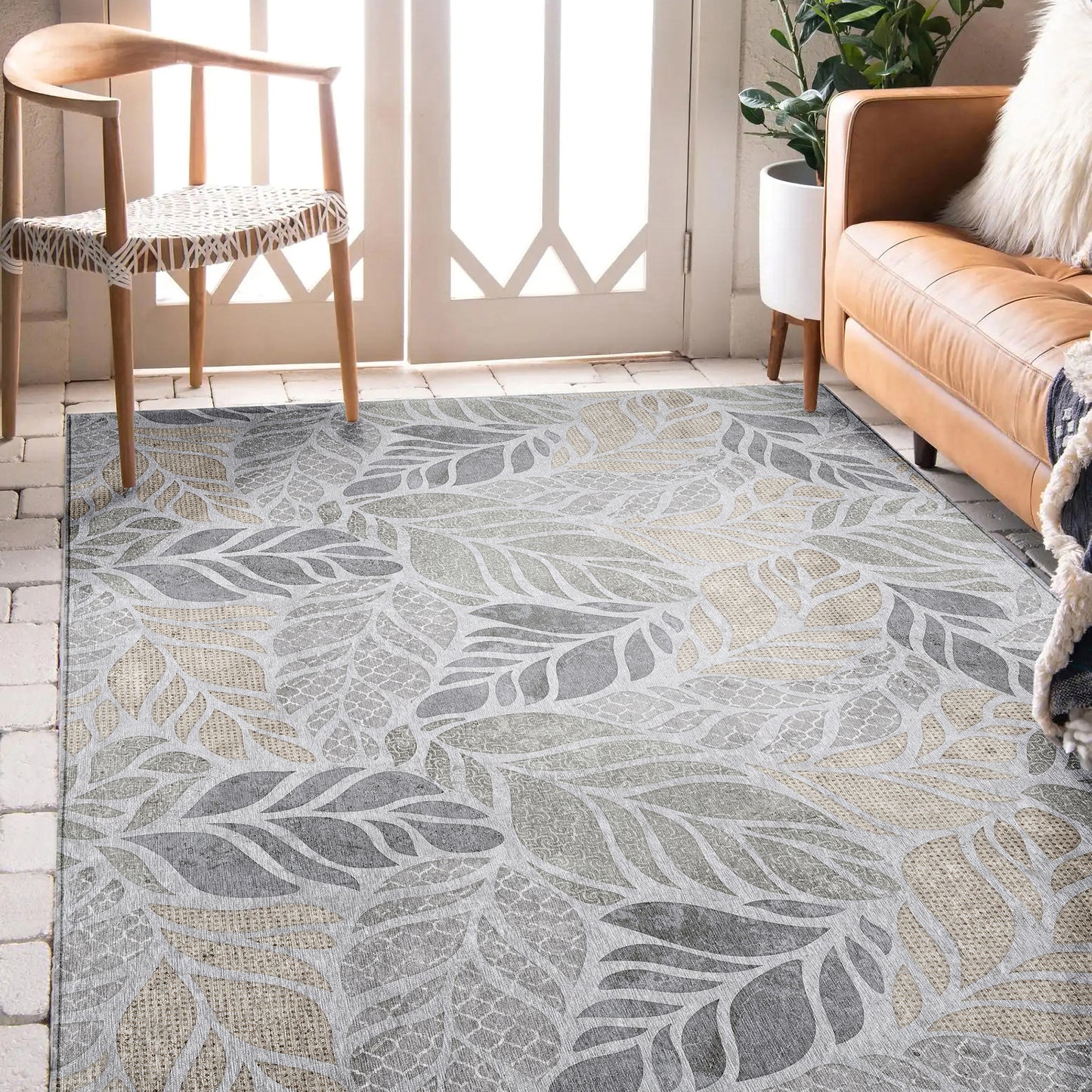 Machine Made Tropics TC3 Gray - Dalyn Rugs