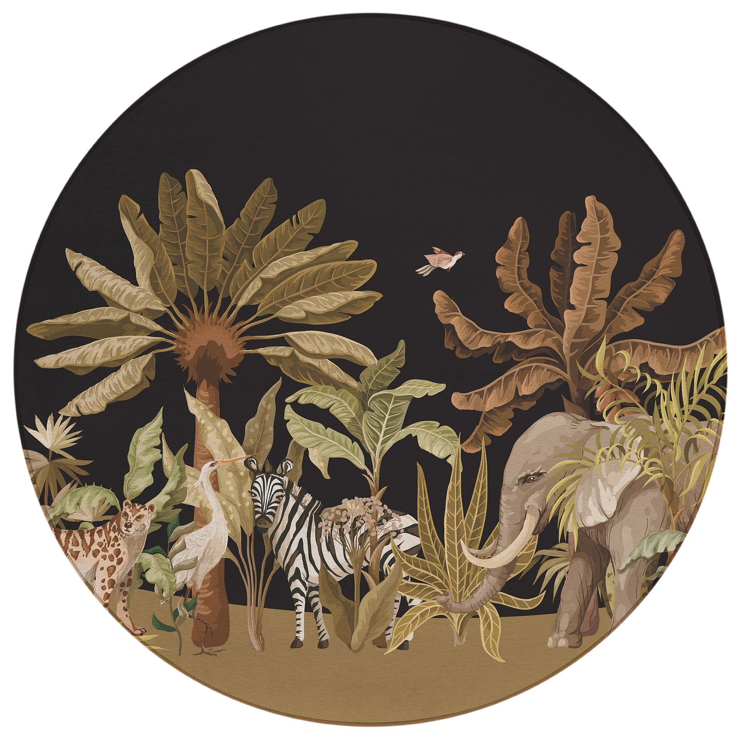 Machine Made Tropics TC8 Black - Dalyn Rugs