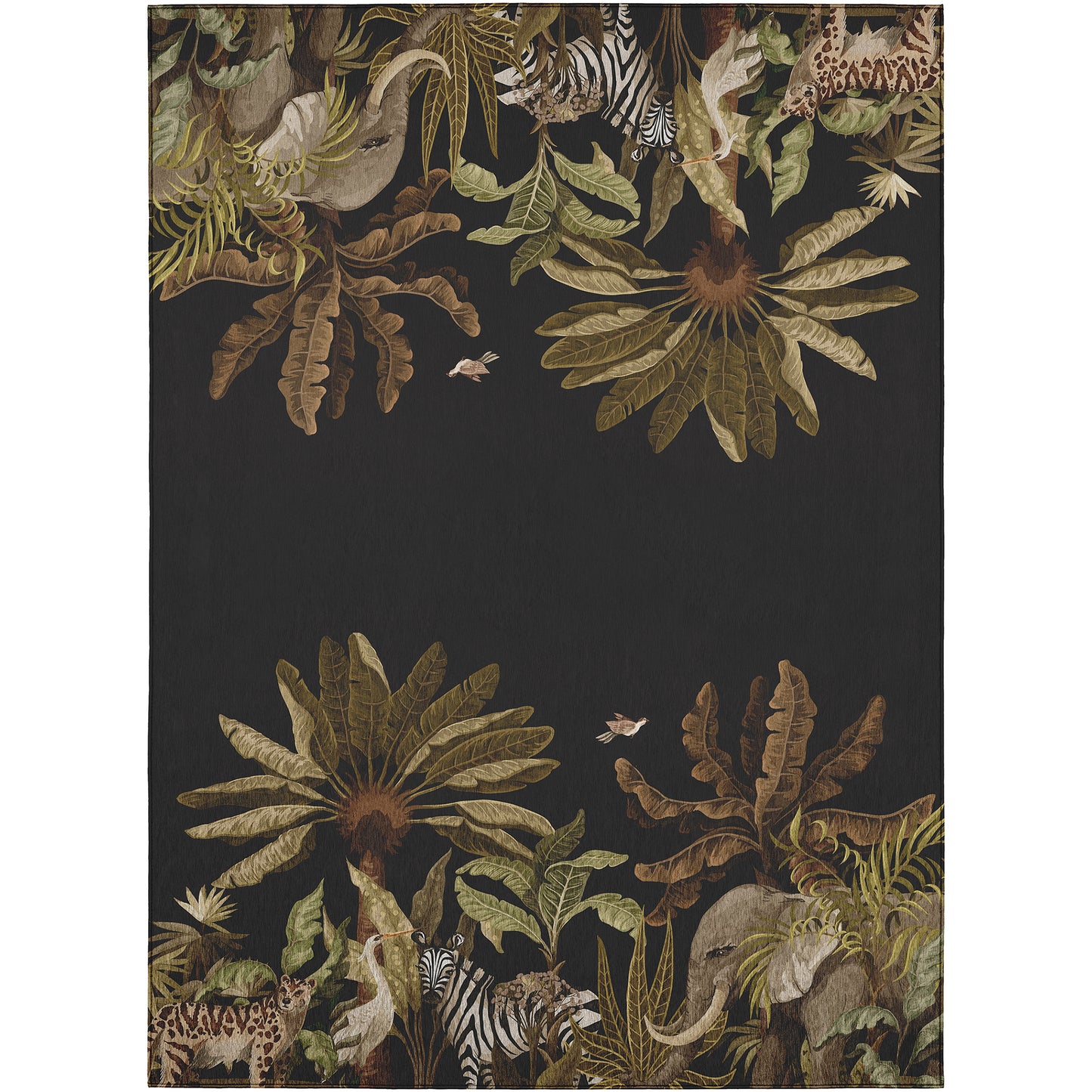 Machine Made Tropics TC8 Black - Dalyn Rugs
