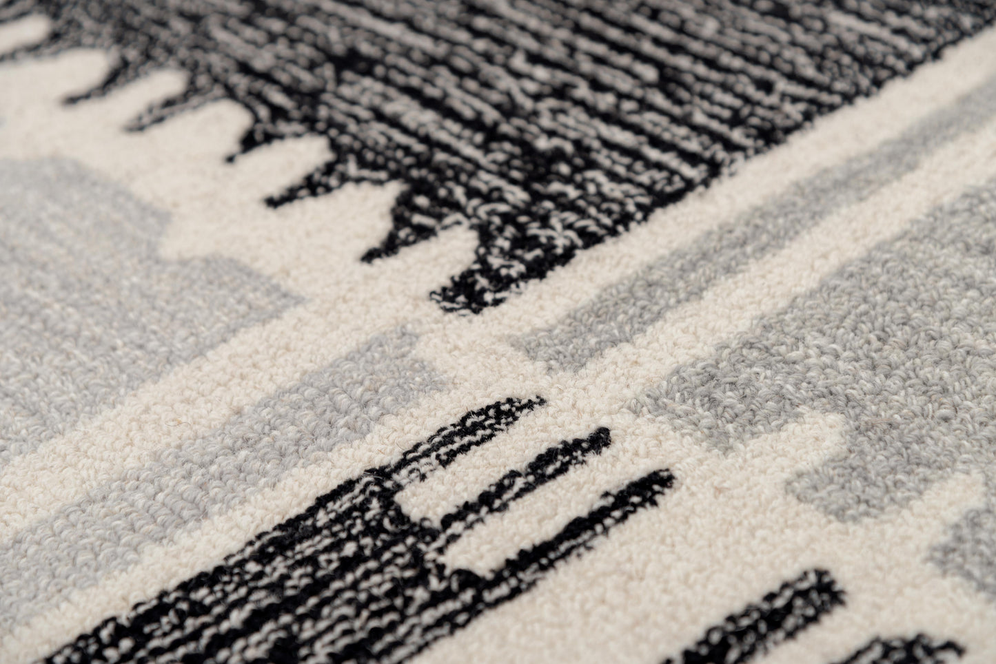 Tetra TET103 Gray Hand-Tufted Rug - Rizzy