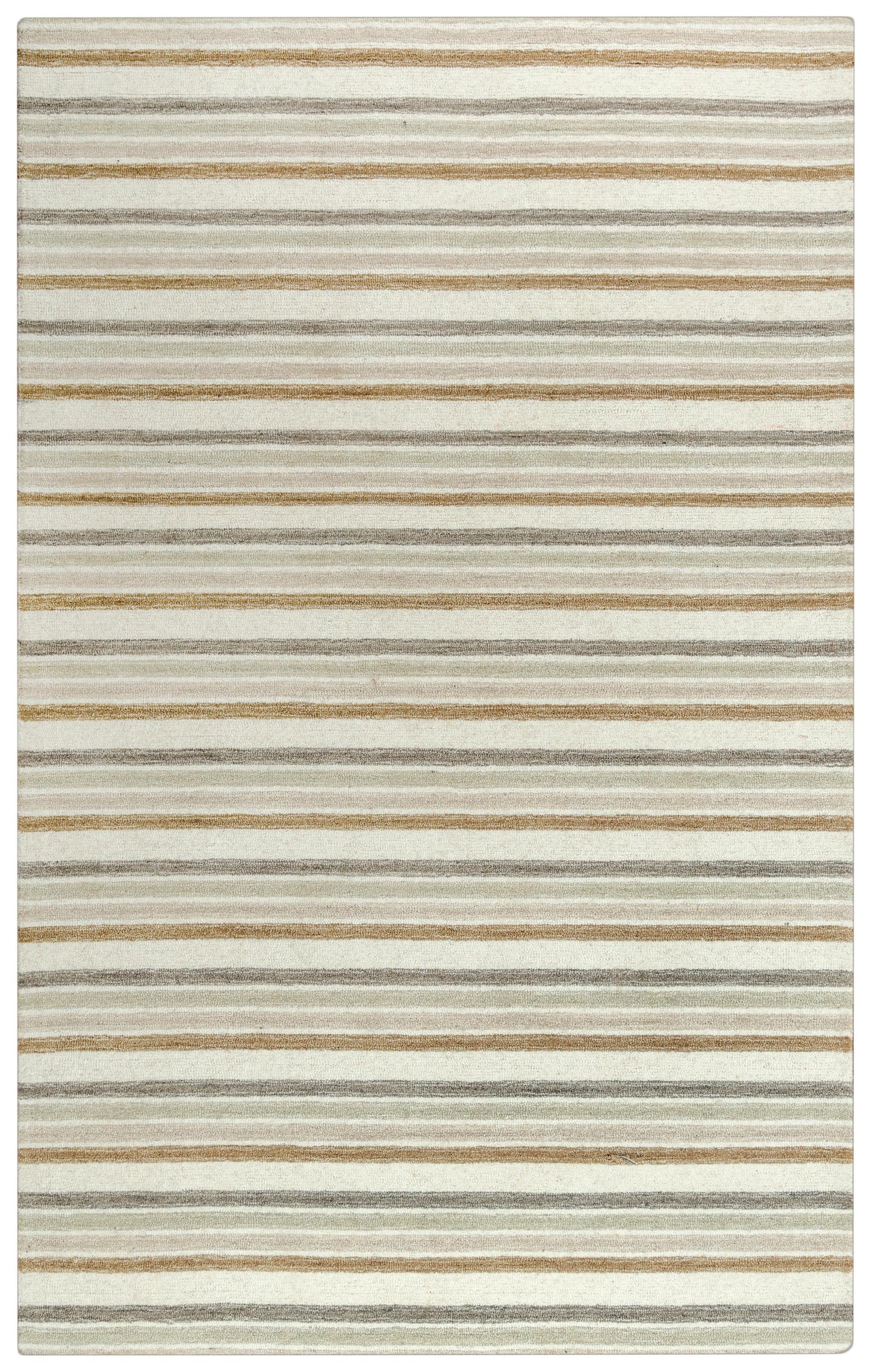 Tetra TET105 Ivory Hand-Tufted Rug - Rizzy