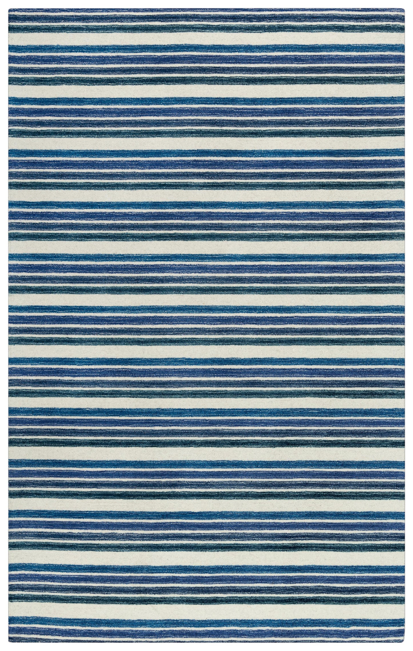 Tetra TET106 Blue Hand-Tufted Rug - Rizzy