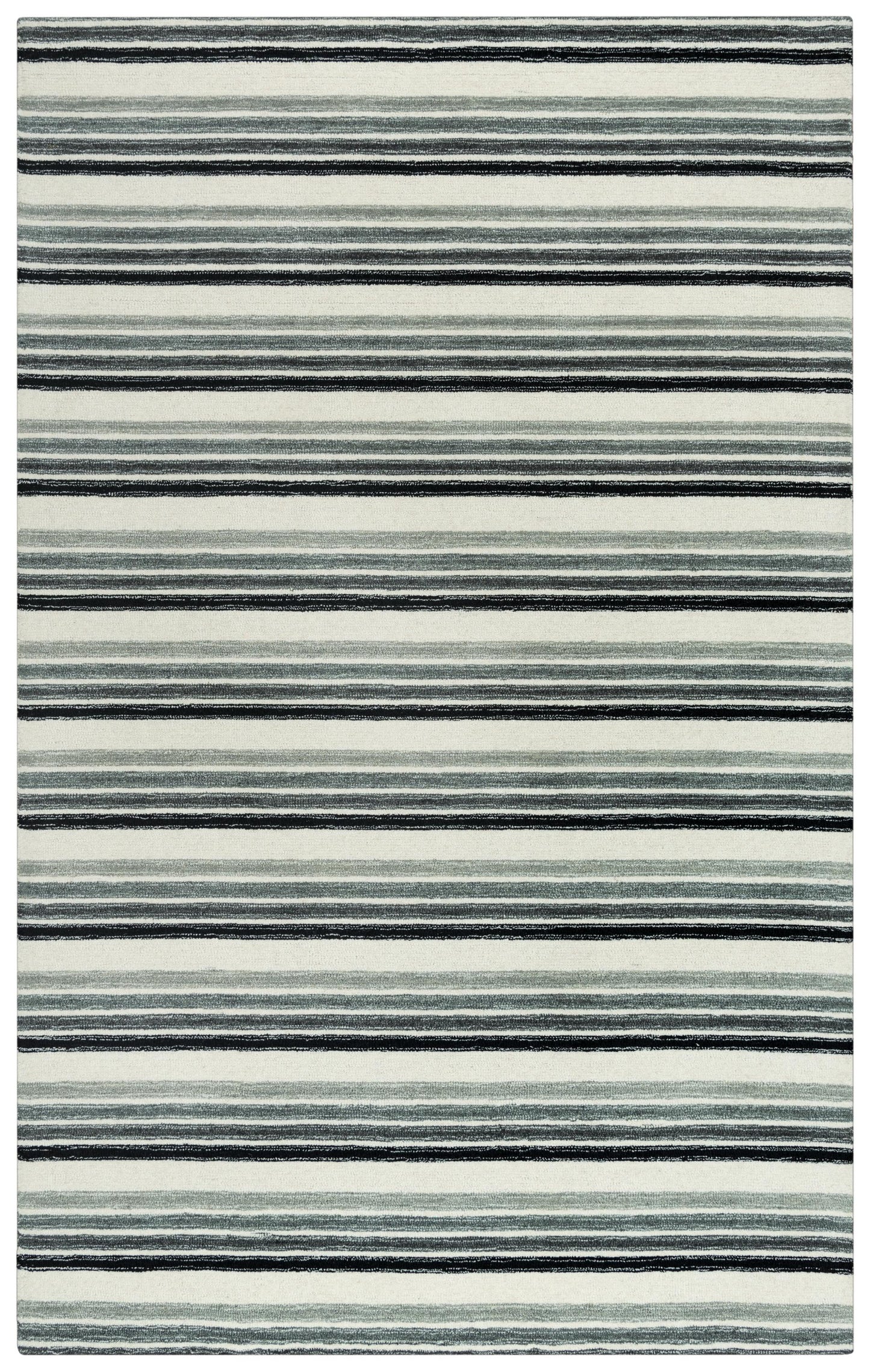 Tetra TET107 Gray Hand-Tufted Rug - Rizzy